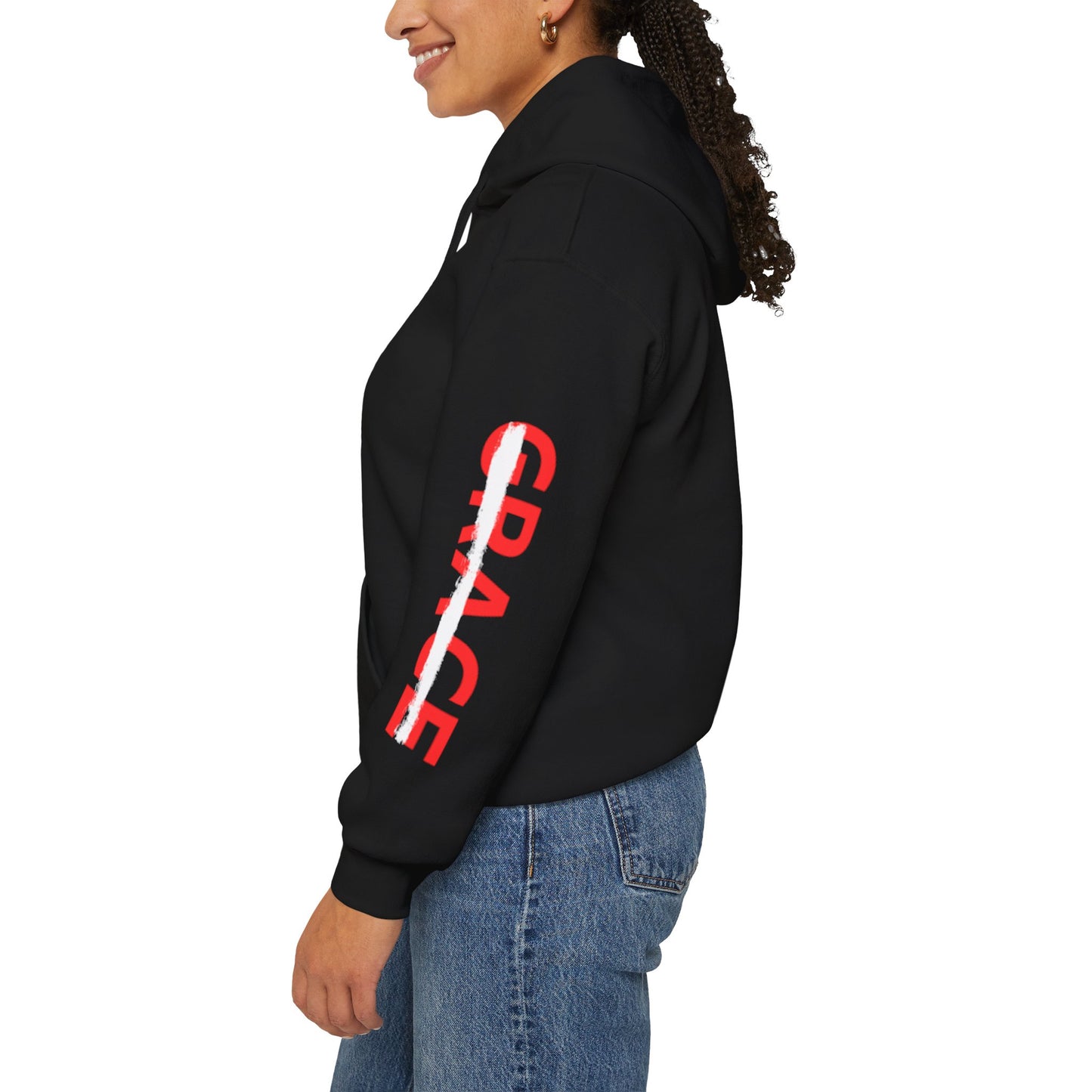We Give Love & Grace Hoodie - Unisex Heavy Blend Sweatshirt for Comfort & Style