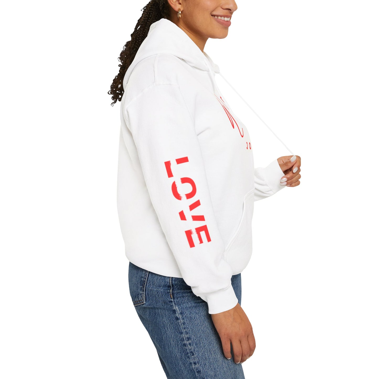 We Give Love & Grace Hoodie - Unisex Heavy Blend Sweatshirt for Comfort & Style
