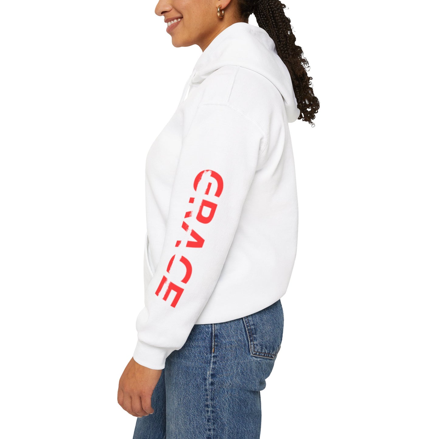 We Give Love & Grace Hoodie - Unisex Heavy Blend Sweatshirt for Comfort & Style